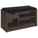 Arrington - Storage Bench - Smoked Oak