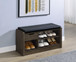 Arrington - Storage Bench - Smoked Oak