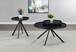 Briggs - 2 Piece Round Coffee And End Table Set - Black