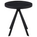 Briggs - 2 Piece Round Coffee And End Table Set - Black
