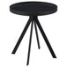 Briggs - 2 Piece Round Coffee And End Table Set - Black