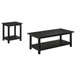 Payne - 2 Piece Coffee And End Table Set Distressed - Java
