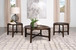 Cota - 3 Piece Solid Wood Coffee And End Table Set - Dark Brown