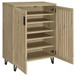 Brixton - 2-Door Entryway Shoe Storage Cabinets White Oak