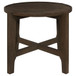 Cota - 2 Piece Solid Wood Coffee And End Table Set - Dark Brown
