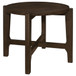 Cota - 2 Piece Solid Wood Coffee And End Table Set - Dark Brown
