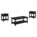 Payne - 3 Piece Coffee And 1-Drawer End Table Set - Java