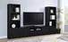 Winfield - 3 Piece Entertainment Center TV Stand - Black