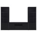 Winfield - 3 Piece Entertainment Center With TV Stand - Black