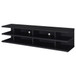 Cartmill - 2-Tier TV Stand Media Console - Black