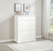 Sumerlin - 6-Drawer Bedroom Chest Of Drawers White