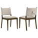 Ottowa - Upholstered Dining Side Chair (Set of 2) - Brown