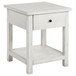 Payne - 3 Piece Coffee And 1-Drawer End Table Set - White