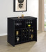 Topanga - Engineered Wood Freestanding Home Bar - Black