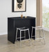 Topanga - Engineered Wood Freestanding Home Bar - Black