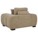 Octavia - Upholstered Track Arm Accent Chair - Camel