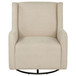 Serra - Boucle Upholstered Swivel Glider Recliner - Sandy Beige