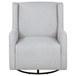 Serra - Boucle Upholstered Swivel Glider Recliner - Dove Gray