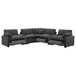 Collins - 7 Piece Modular Power Reclining Sectional - Dark Gray