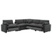 Collins - 6 Piece Modular Power Reclining Sectional - Dark Gray