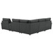 Collins - 6 Piece Modular Power Reclining Sectional - Dark Gray