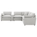 Collins - 6 Piece Modular Power Reclining Sectional - Gray
