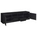 Winfield - 2-Door TV Stand Media Console - Black