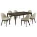 Reseda - 7 Piece Rectangular Dining Set - Ash Brown