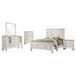 Sandy Beach - 5 Piece Eastern King Bedroom Set - White