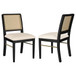Arini - Rattan Cane Dining Side Chair (Set of 2) - Black