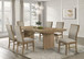 Adina - 7 Piece Extension Dining Set - Distressed Light Brown