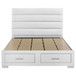 Felicity - California King Storage Bed - White High Gloss