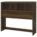 Westpark - Full Bookcase Headboard - Dark Pine