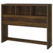 Westpark - Queen Bookcase Headboard - Dark Pine