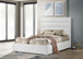 Felicity - Upholstered Full Platform Bed - White