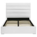 Felicity - Upholstered Full Platform Bed - White