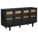 Middleton - 4-Door Sideboard Server With Dual Drawers - Black