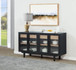 Middleton - 4-Door Sideboard Server With Dual Drawers - Black