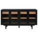Middleton - 4-Door Sideboard Server With Dual Drawers - Black