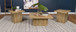 Devar - 3 Piece Square Coffee And End Table Set - Mango