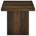 Devar - 3 Piece Square Coffee And End Table Set - Dark Pine