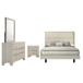 Trenton - 4 Piece Queen Bedroom Set - Rustic Cream