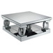 Amalia - 2 Piece Mirrored Coffee And End Table Set - Silver