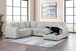 Devonshire - Sleeper Sectional Sofa Storage Chaise - Gray