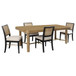 Arini - 5 Piece Extension Leaf Dining Table Set - Black