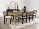 Arini - 7 Piece Extension Leaf Dining Table Set - Black
