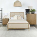 Arini - Queen Panel Bed - Cream And Sand Wash