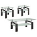 Dyer - 3 Piece Rectangular Coffee And End Table Set - Black