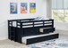 Carlsbad - Wood Twin Captains Bed With Trundle - Navy Blue