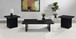 Max - 3 Piece Rectangular Coffee And End Table Set - Black
